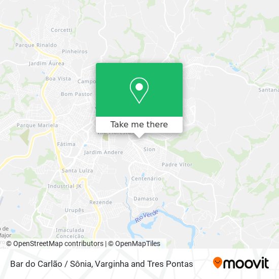 Mapa Bar do Carlão / Sônia