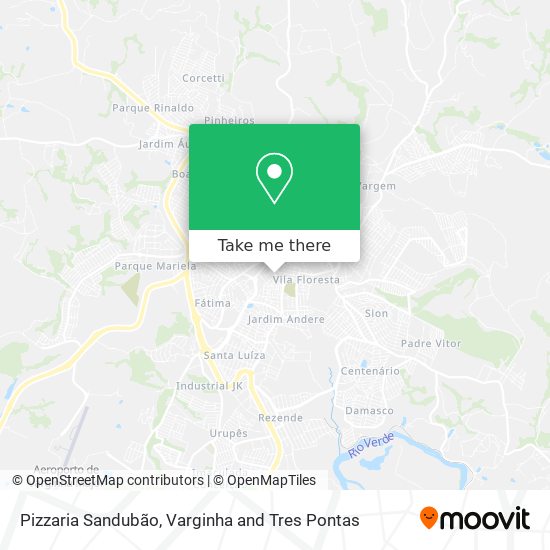 Pizzaria Sandubão map