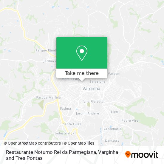 Restaurante Noturno Rei da Parmegiana map