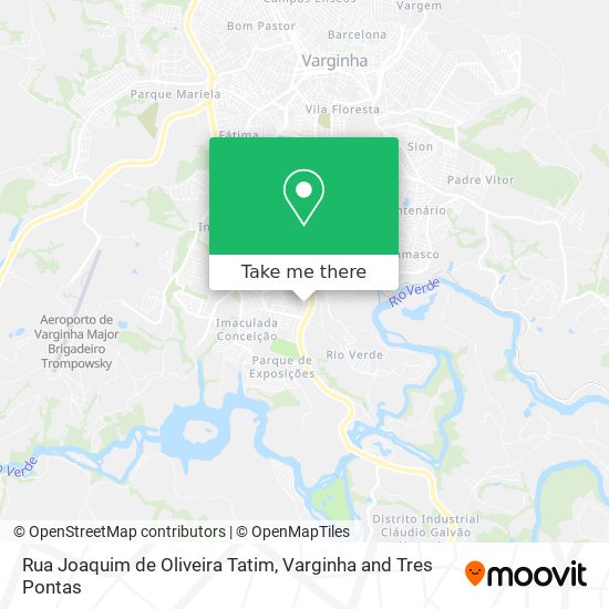 Mapa Rua Joaquim de Oliveira Tatim