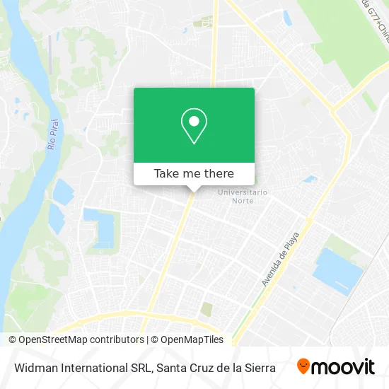 Mapa de Widman International SRL