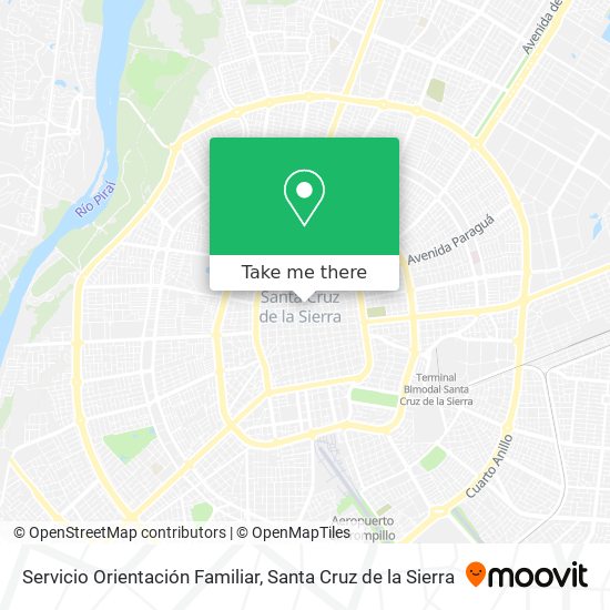 Mapa de Servicio Orientación Familiar