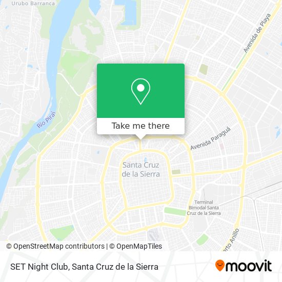 How to get to SET Night Club in Santa Cruz De La Sierra by Bus