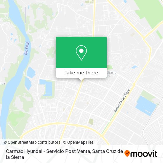 Carmax Hyundai - Servicio Post Venta map