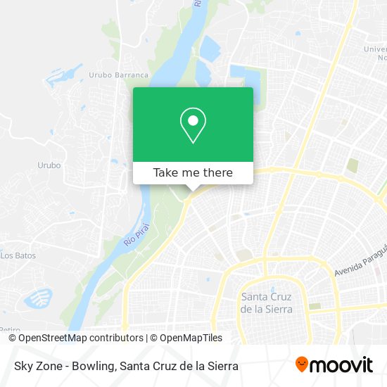 Sky Zone - Bowling map