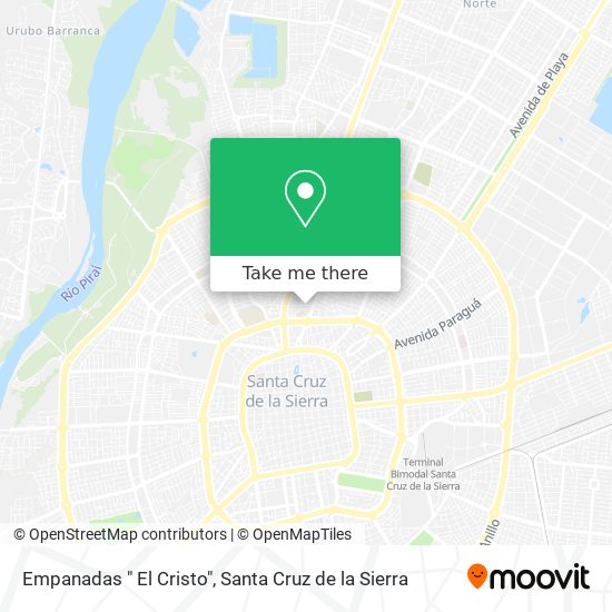 Empanadas " El Cristo" map