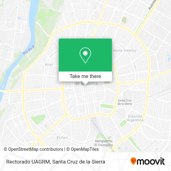 Rectorado UAGRM map