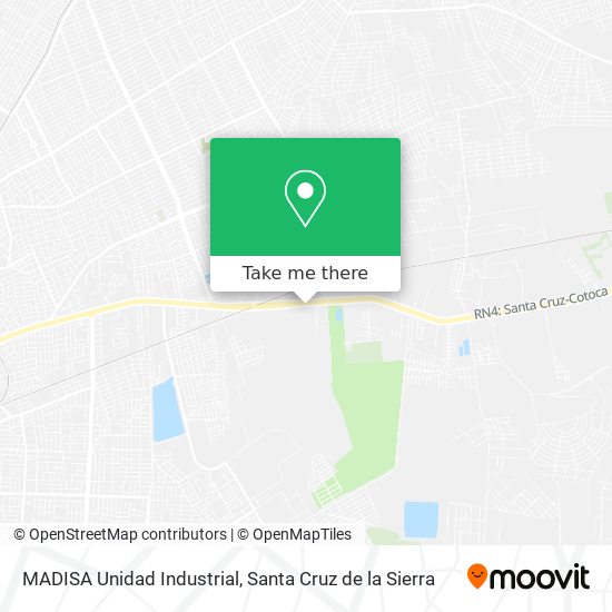 Mapa de MADISA Unidad Industrial