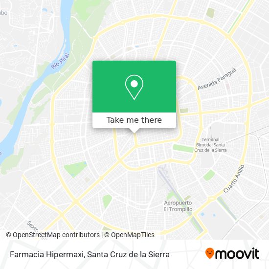 Mapa de Farmacia Hipermaxi