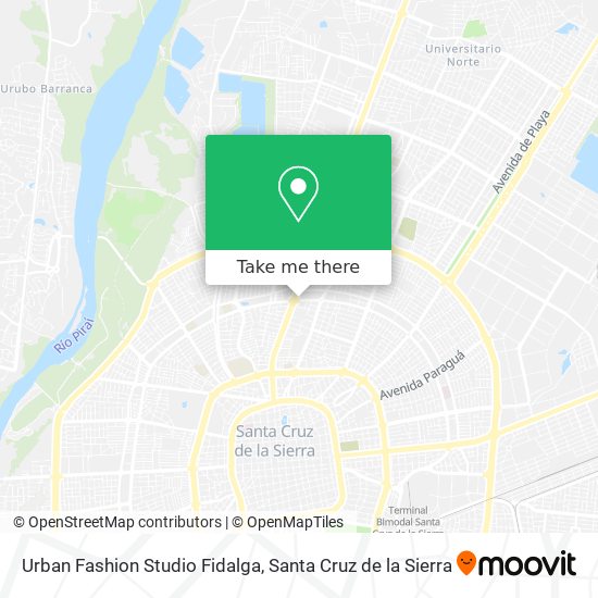 Urban Fashion Studio Fidalga map