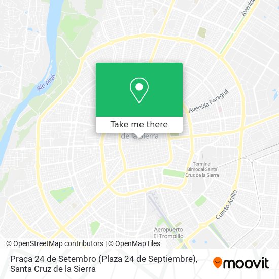 Praça 24 de Setembro (Plaza 24 de Septiembre) map