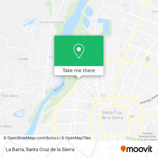 La Barra map