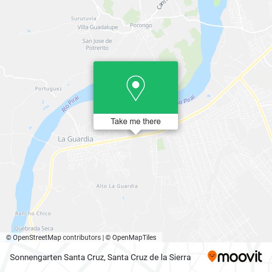 Sonnengarten Santa Cruz map