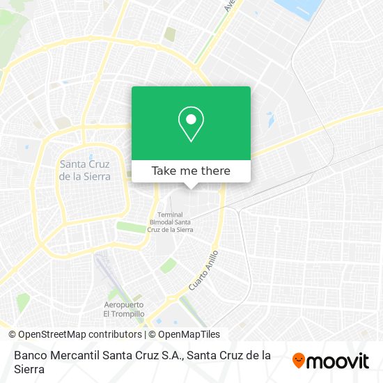 Banco Mercantil Santa Cruz S.A. map