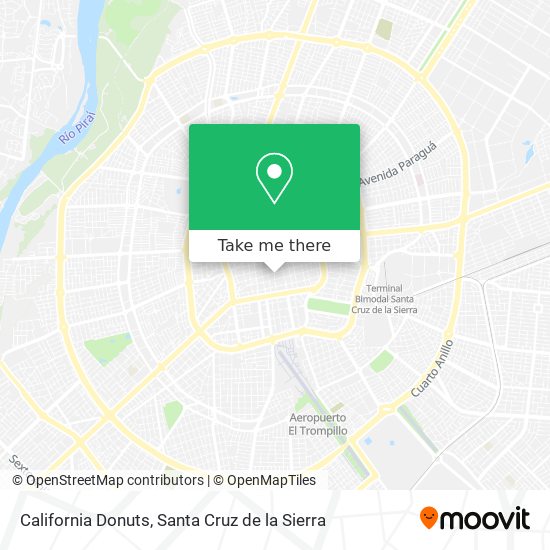 California Donuts map
