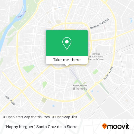 "Happy burguer" map