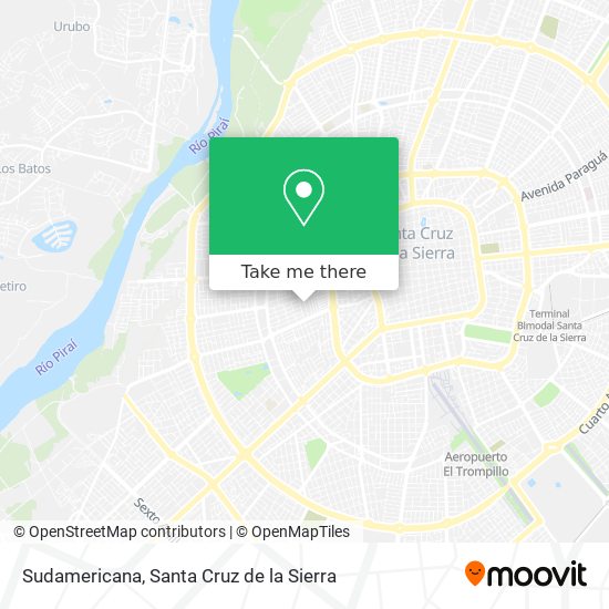Sudamericana map