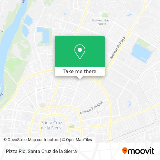 Pizza Rio map