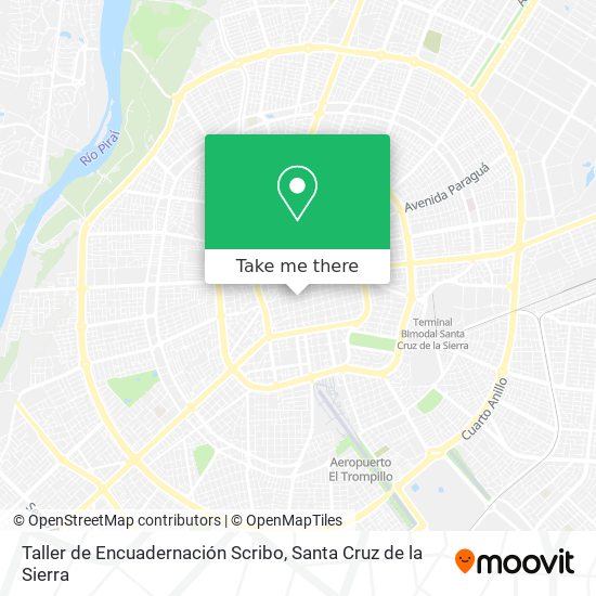 Mapa de Taller de Encuadernación Scribo