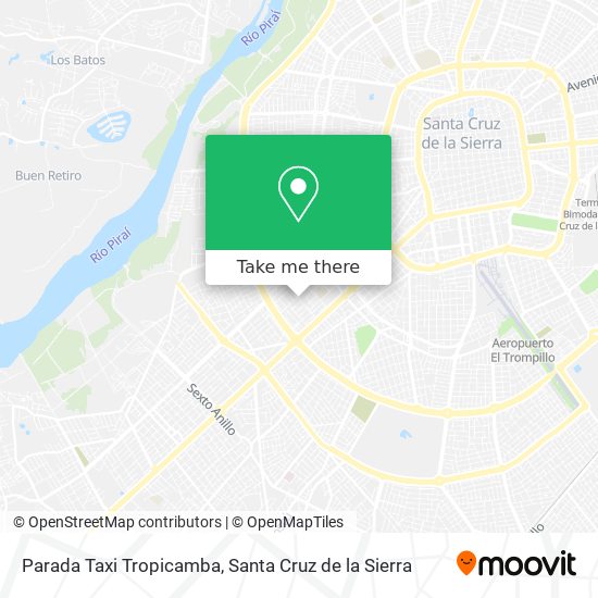 Mapa de Parada Taxi Tropicamba