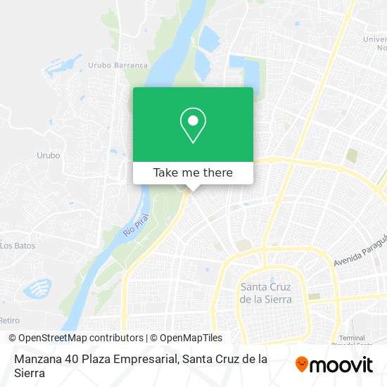 Manzana 40 Plaza Empresarial map