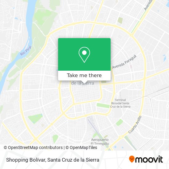 Shopping Bolívar map
