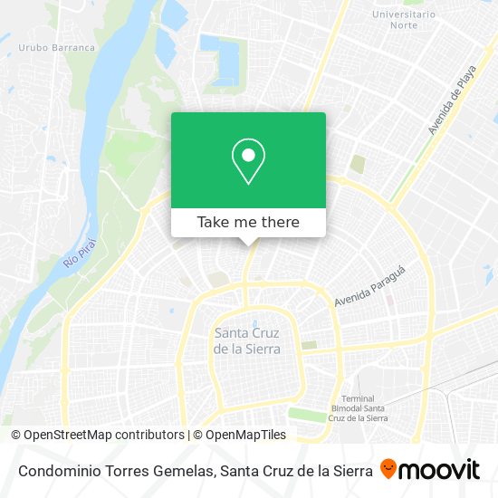 Condominio Torres Gemelas map