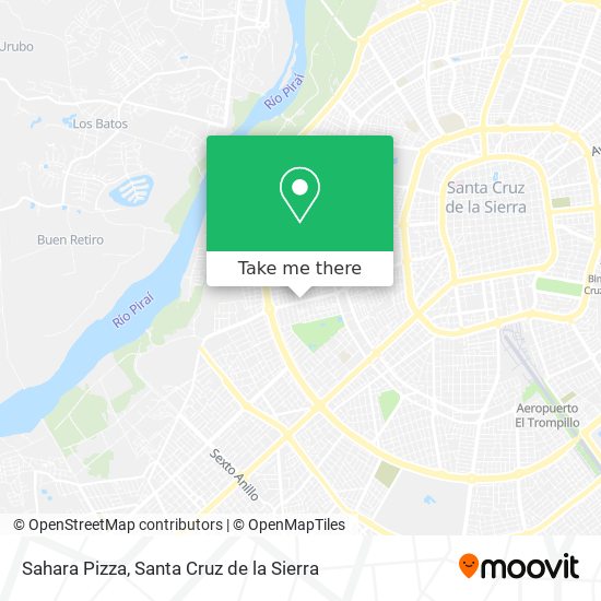 Sahara Pizza map