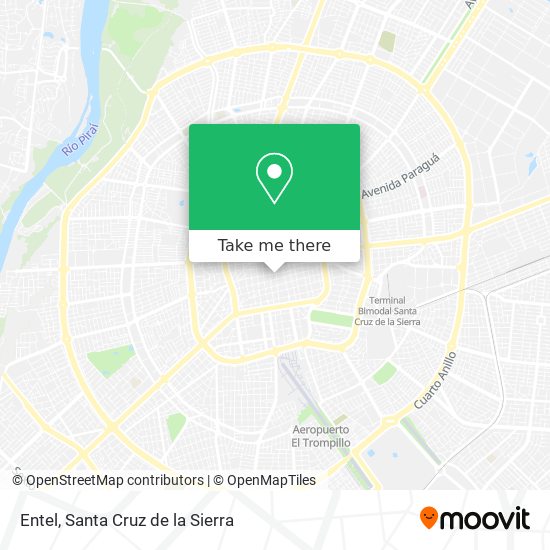Mapa de Entel