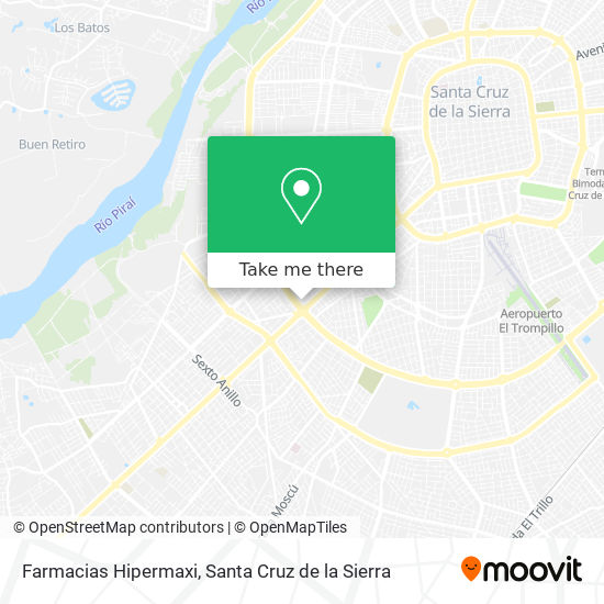 Farmacias Hipermaxi map