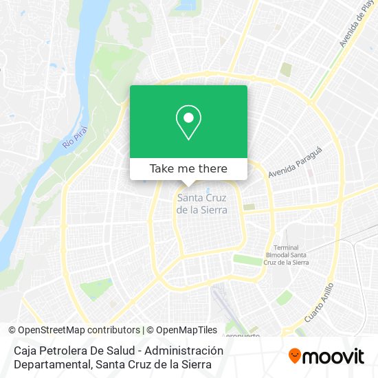 Caja Petrolera De Salud - Administración Departamental map