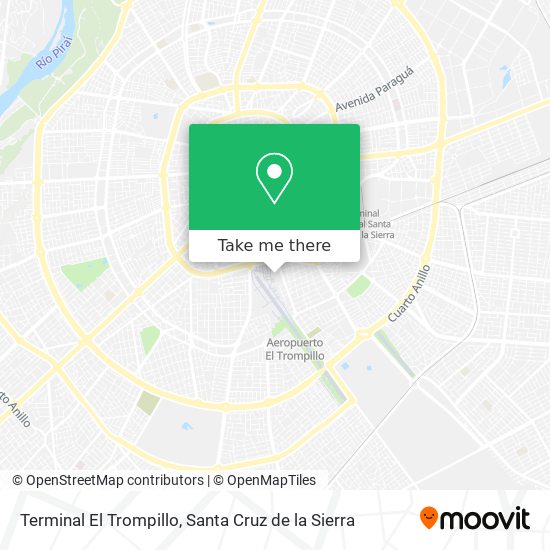 Terminal El Trompillo map
