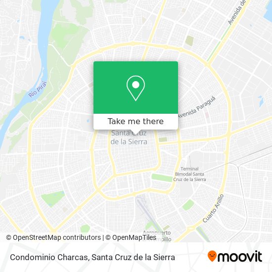 Condominio Charcas map