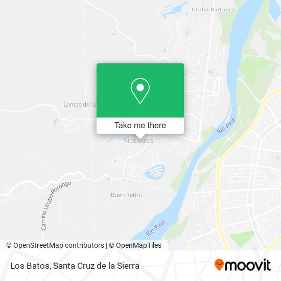 Los Batos map