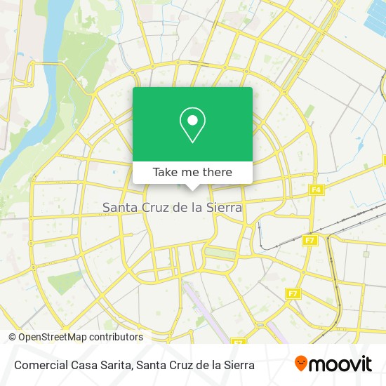 Comercial Casa Sarita map
