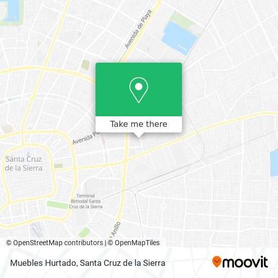 Muebles Hurtado map