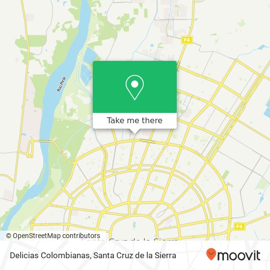 Delicias Colombianas map