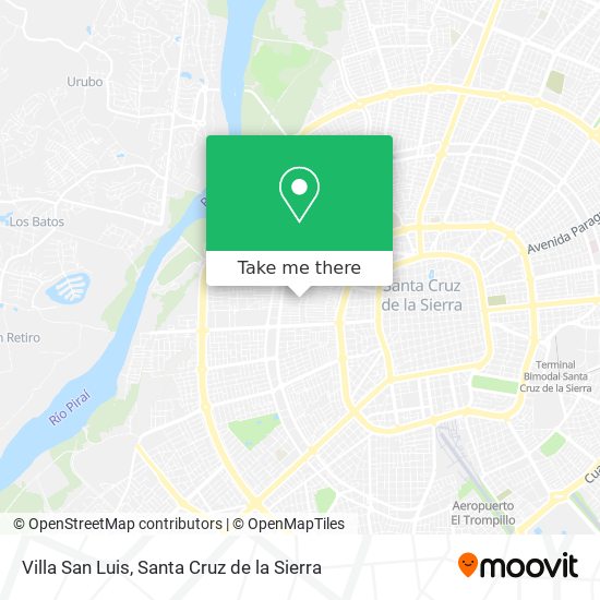 Villa San Luis map