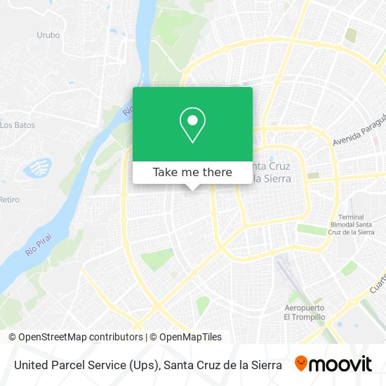 How to get to United Parcel Service Ups in Santa Cruz De La