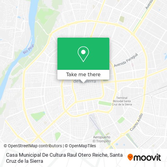 Mapa de Casa Municipal De Cultura Raul Otero Reiche