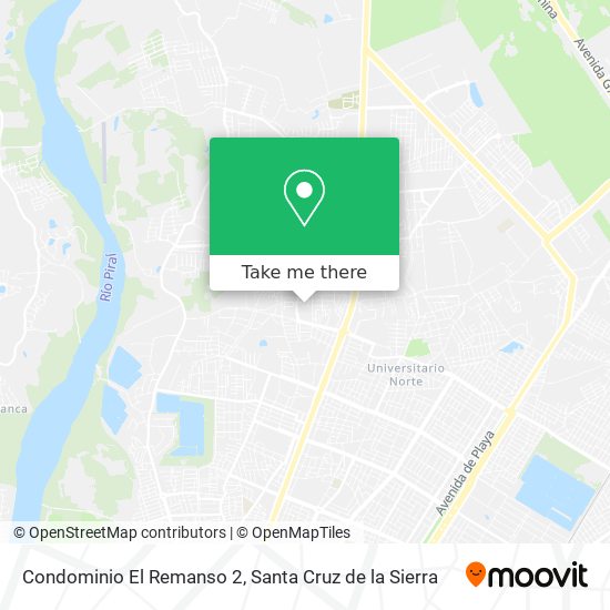 Condominio El Remanso 2 map