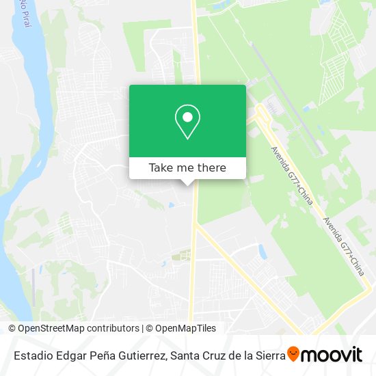 Estadio Edgar Peña Gutierrez map
