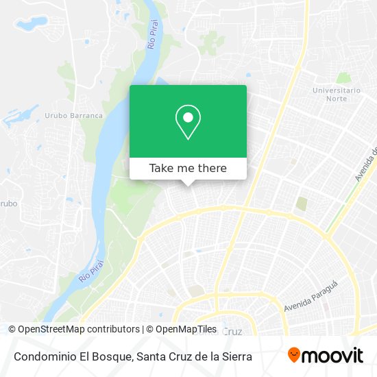 Condominio El Bosque map