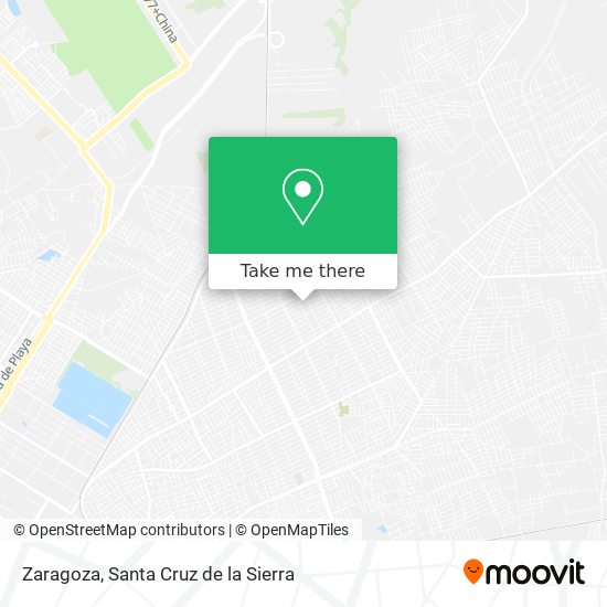 Zaragoza map