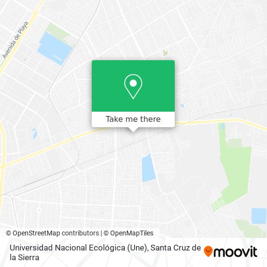 Universidad Nacional Ecológica (Une) map