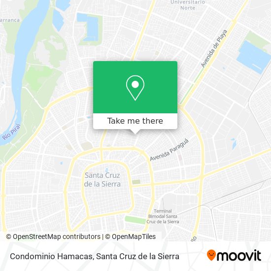 Condominio Hamacas map
