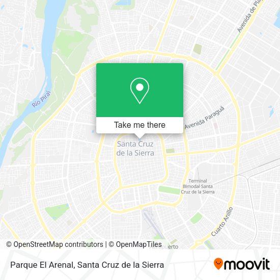 Parque El Arenal map