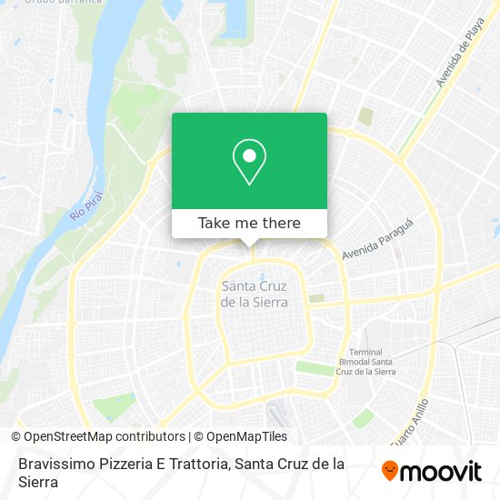 Bravissimo Pizzeria E Trattoria map