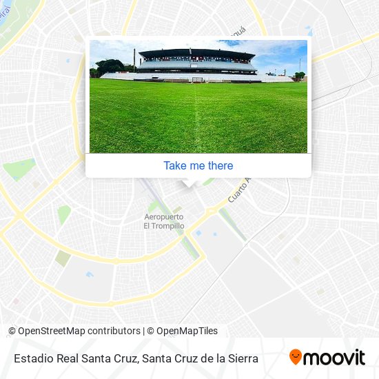 Estadio Real Santa Cruz map