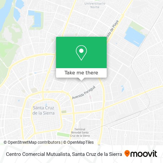 Centro Comercial Mutualista map